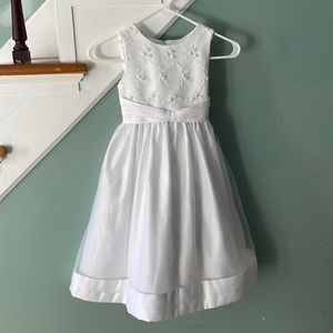 American princess first communion dress or flower girl dress, size 7